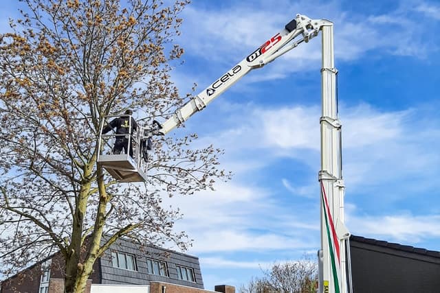 Cela Crawler Hubsteiger für sichere Höhenarbeiten in schwer zugänglichen Bereichen