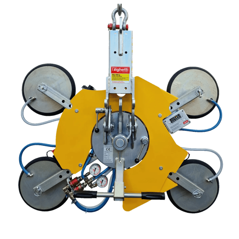 Righetti Glassauger für effizientes Arbeiten bei professionellen Glasmontagen