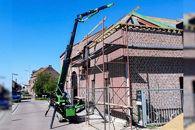BG Lift M250 Li-ion accugedreven minihijskraan voor emissievrij hijsen