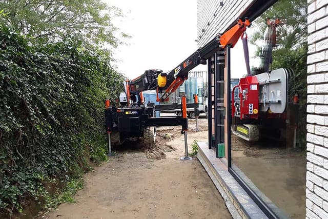 BG Lift M400 minihijskraan voor professioneel hijsen, monteren en verplaatsen van zware materialen