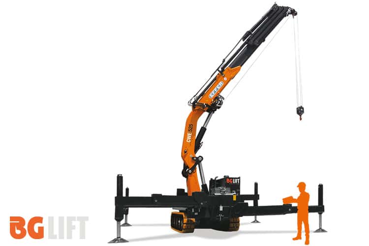 BG Lift CWE525 rupskraan zware lasten BG Lift CWE525 compacte rupskraan voor het hijsen van zware lasten