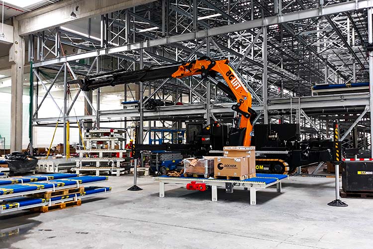BG Lift CWE525 compacte hijskraan met 14.515 kg maximale hijscapaciteit